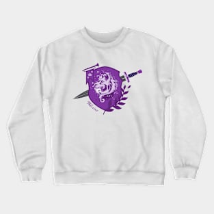 Dog Warrior - Purple Crewneck Sweatshirt